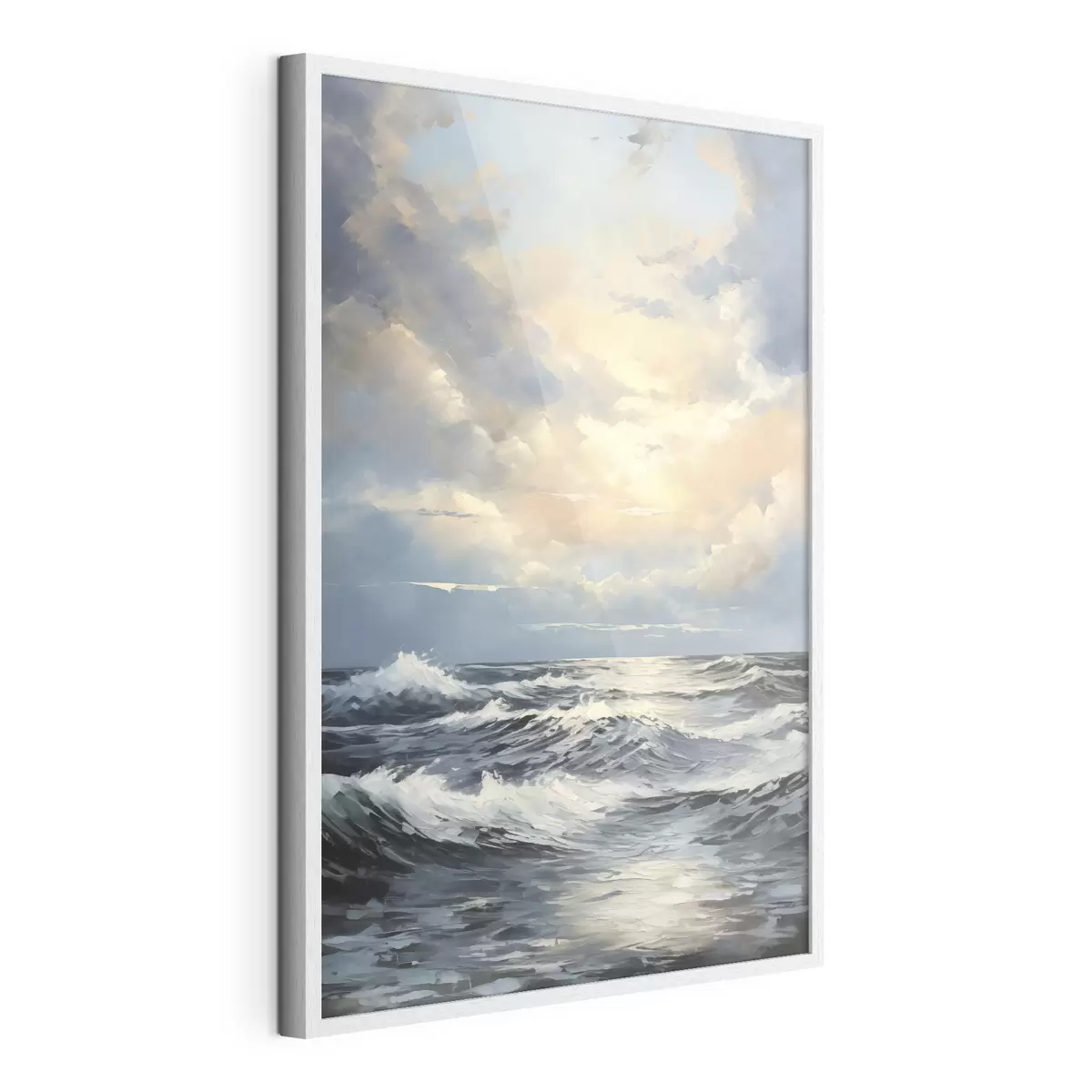 Poster Ciel du soir au-dessus de la mer f49049