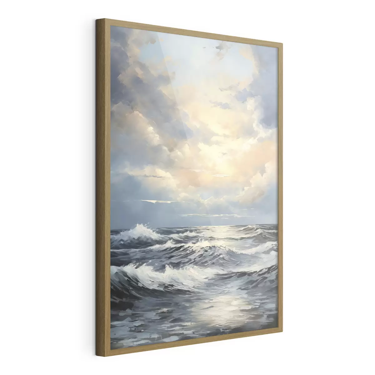 Poster Ciel du soir au-dessus de la mer f49049