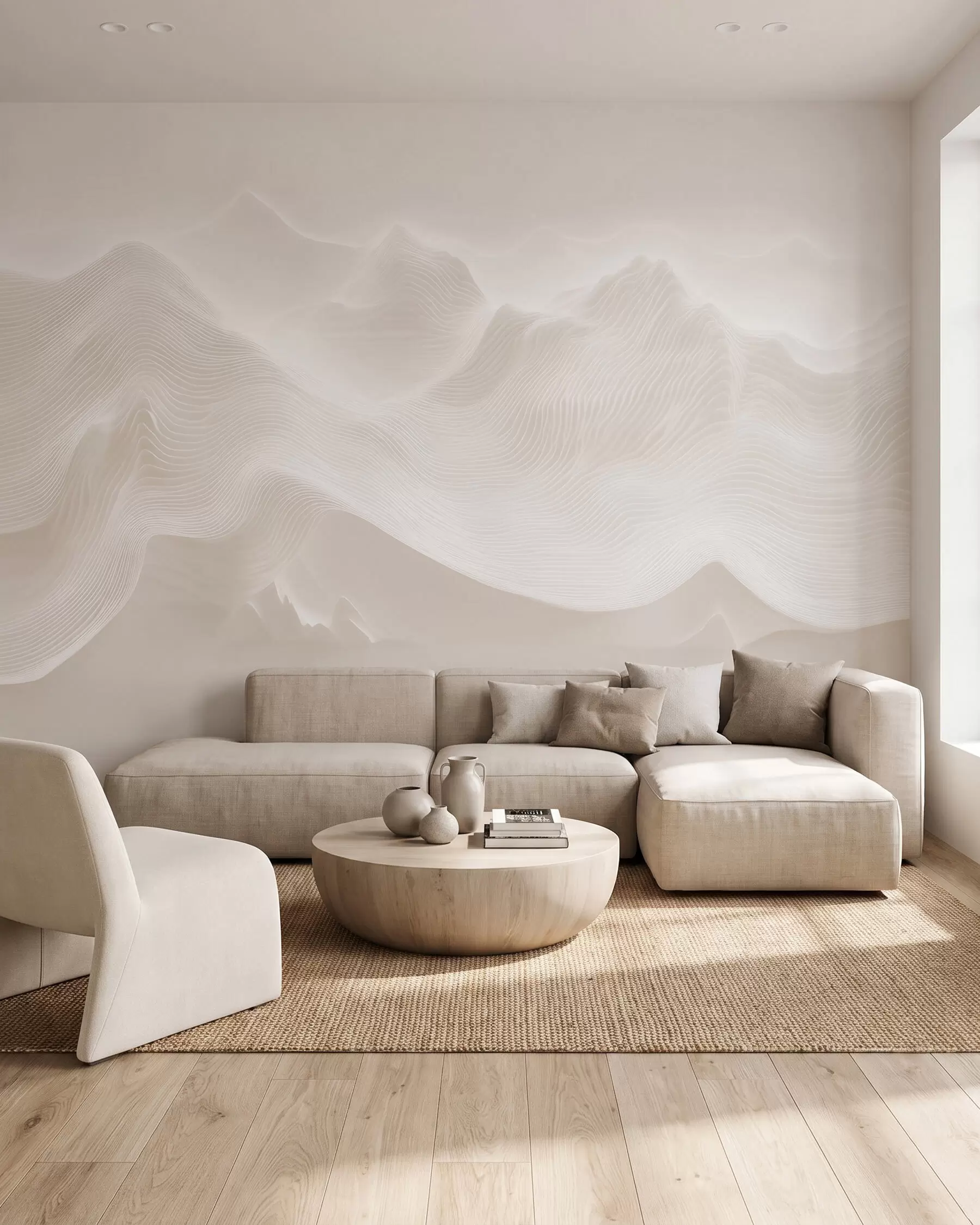 Papier peint Sculpture de nuages w09713