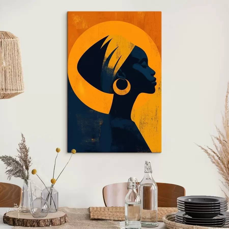 Tableau Portrait africain s49085