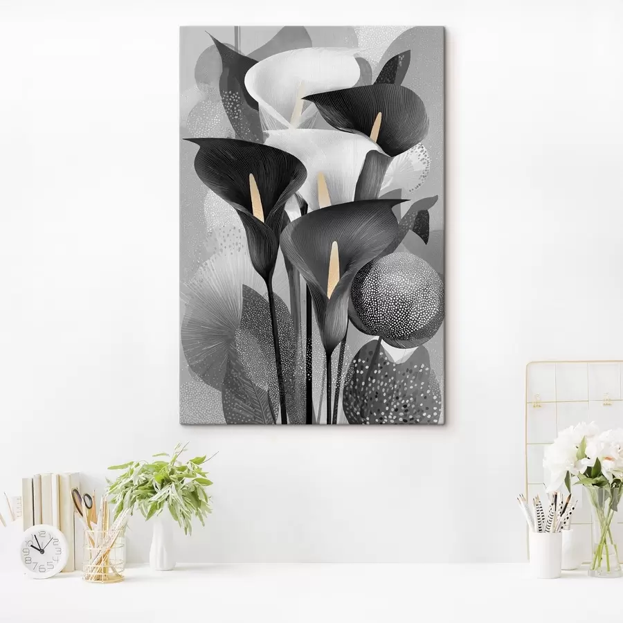 Tableau Les lis calla s49086