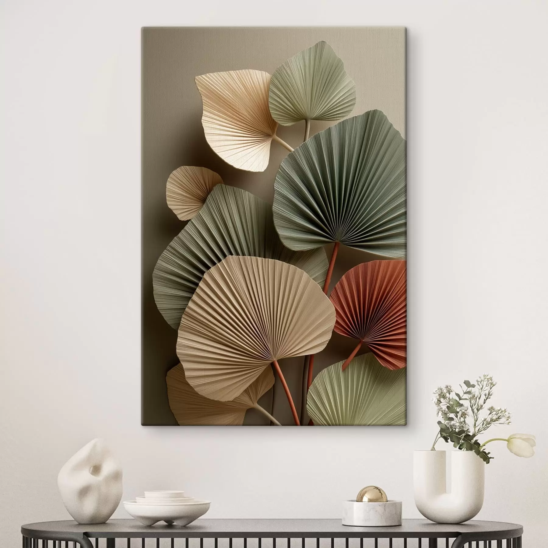 Tableau Feuilles abstraites s49093