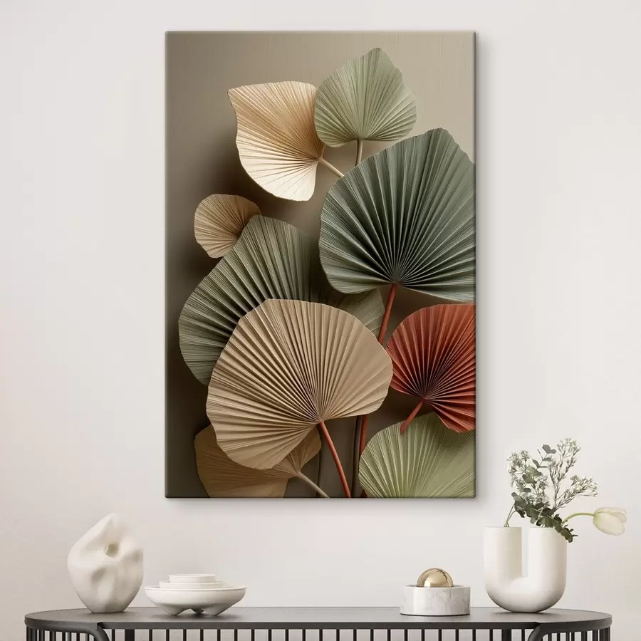Tableau Feuilles abstraites s49093