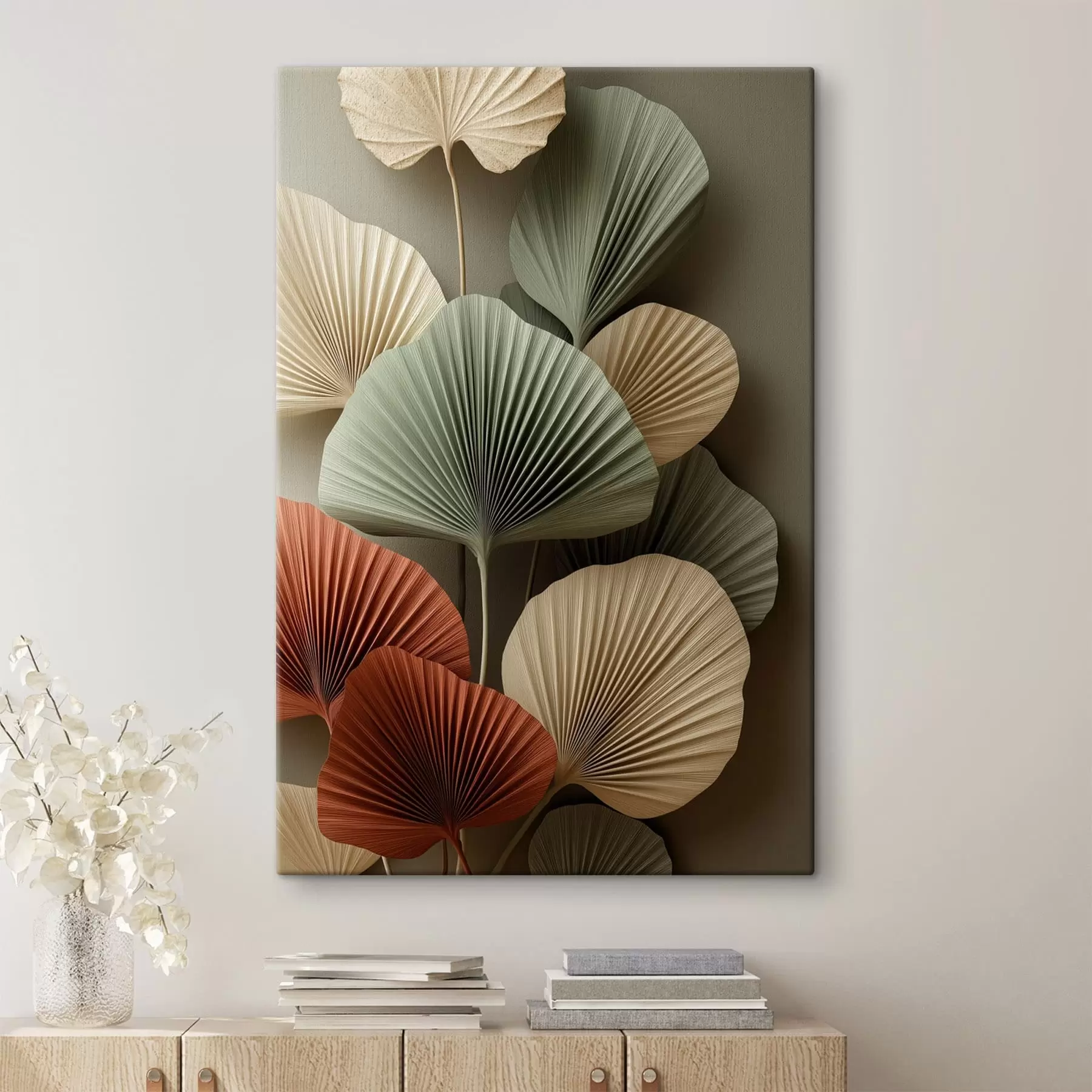 Tableau Feuilles abstraites s49094