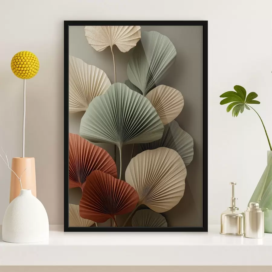 Papier peint Feuilles abstraites f49094
