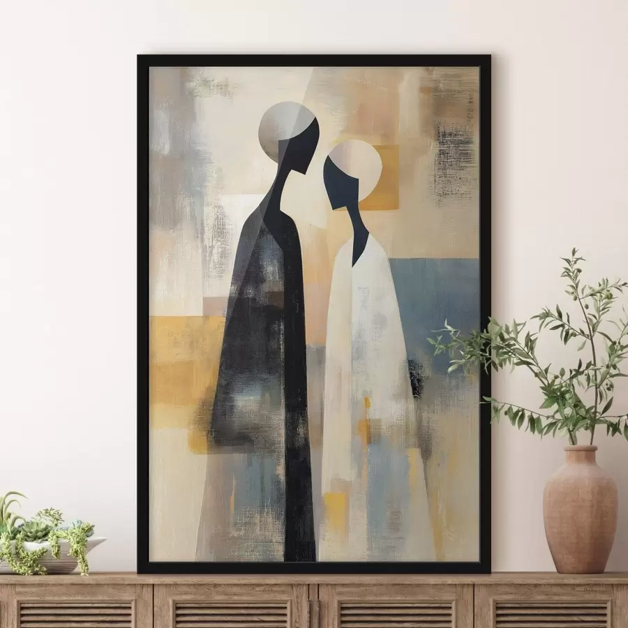 Papier peint Couple abstrait f49095