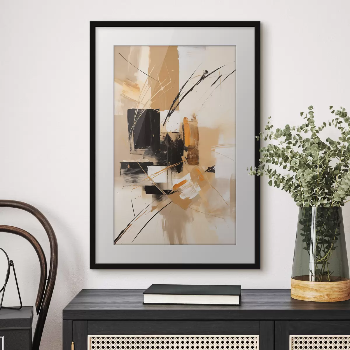Poster Lignes et élan f49107