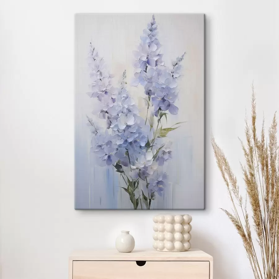 Tableau Une délicate imitation de peinture représentant des fleurs sauvages s49063