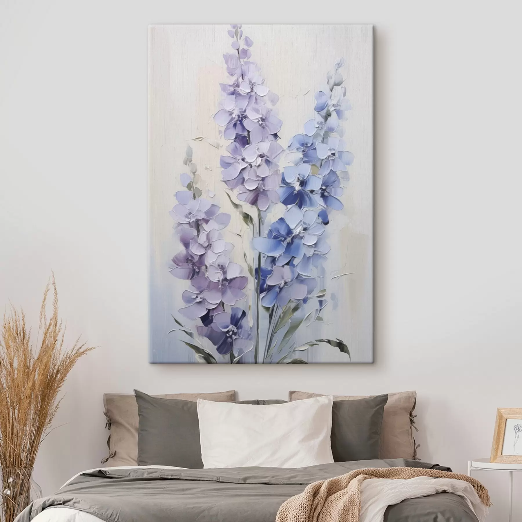 Tableau Imitation d'une peinture représentant des fleurs sauvages s49064
