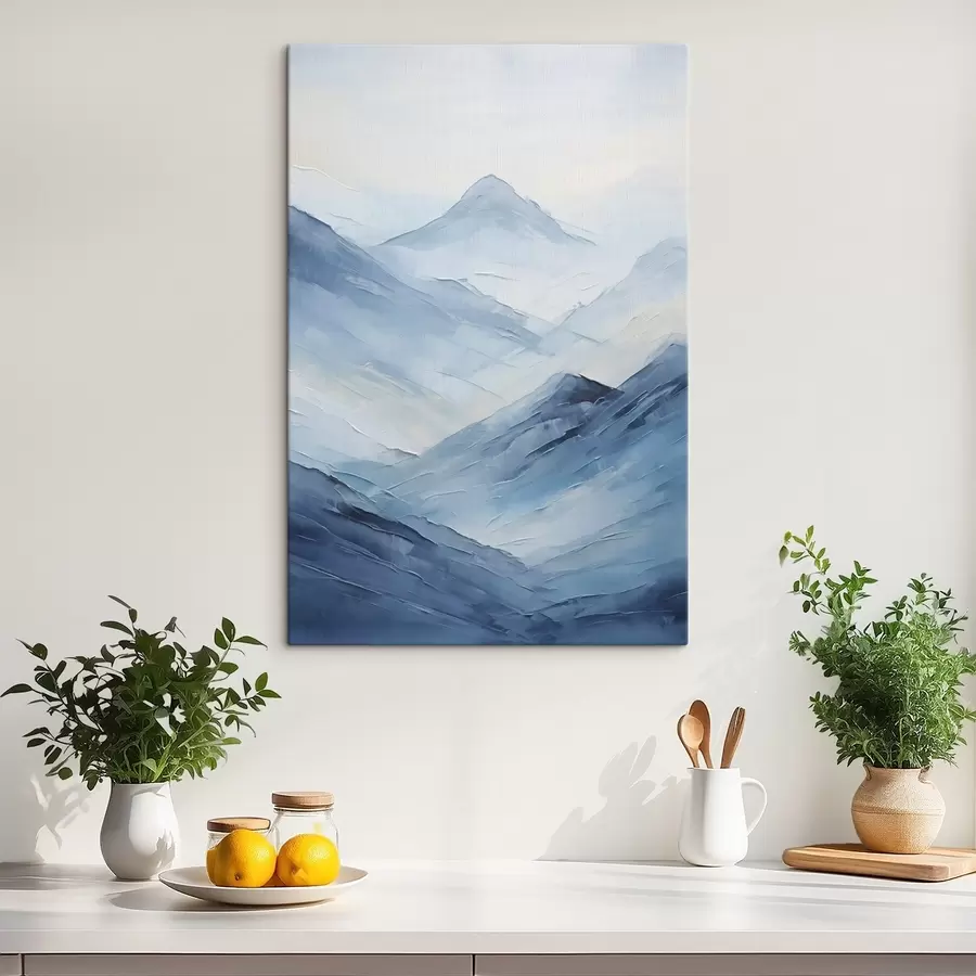 Tableau Peinture d'imitation de montagnes s49070