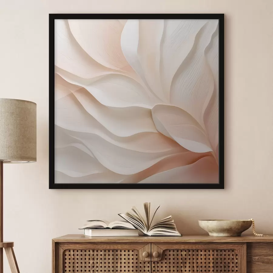 Papier peint Abstraction avec imitation de coups de pinceau en relief f49061