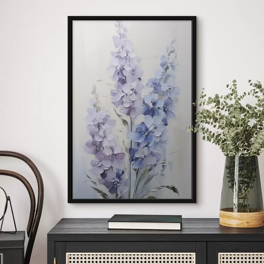 Papier peint Imitation d'une peinture représentant des fleurs sauvages f49064