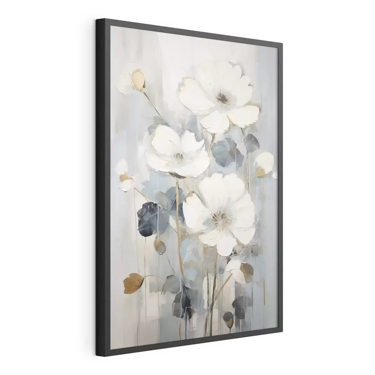Poster Fleurs abstraites imitation de peinture f49074