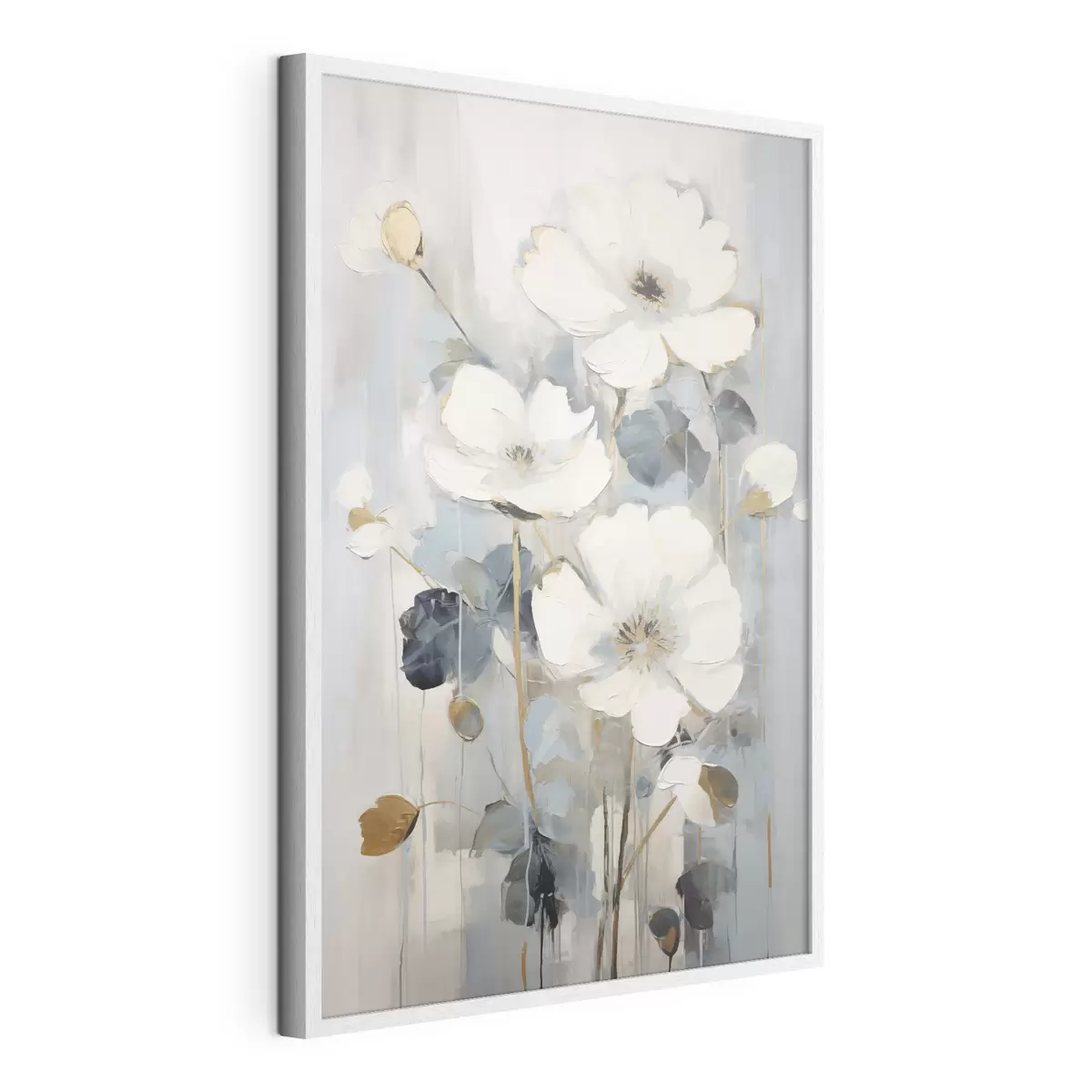 Poster Fleurs abstraites imitation de peinture f49074