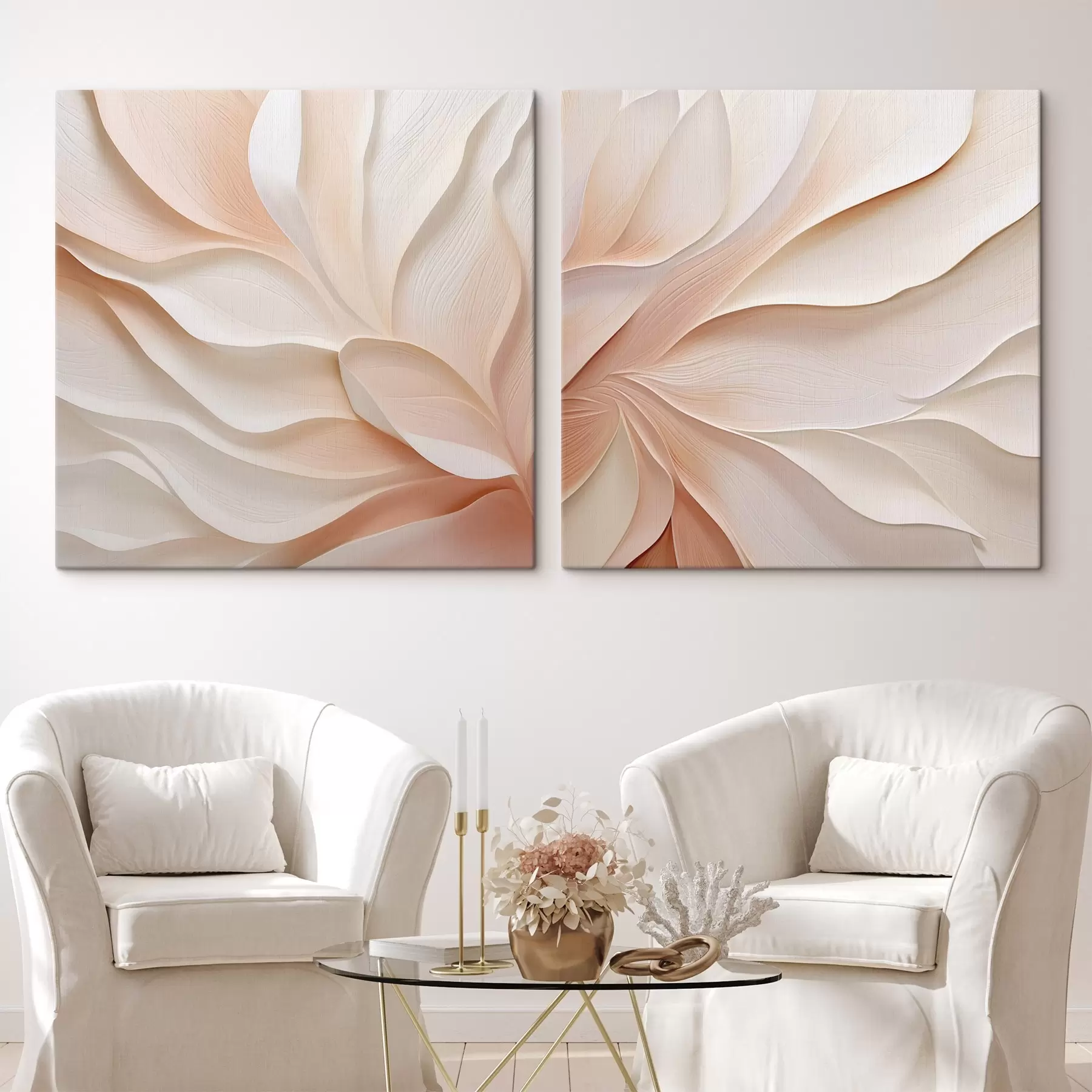 Tableau Abstraction avec imitation de coups de pinceau en relief m30444