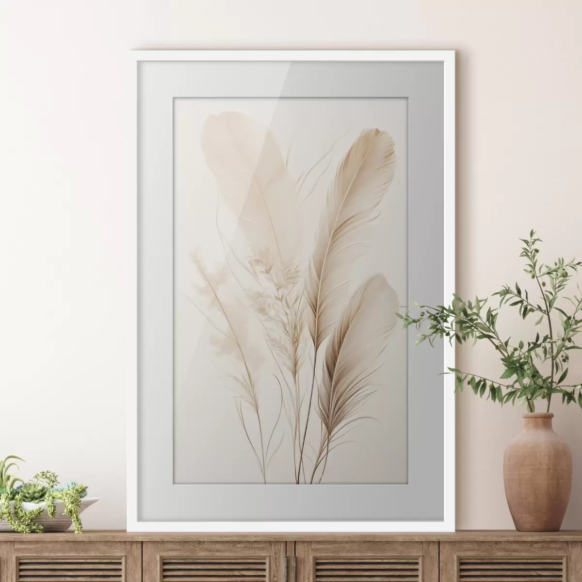 Poster Plumes et harmonie f49157