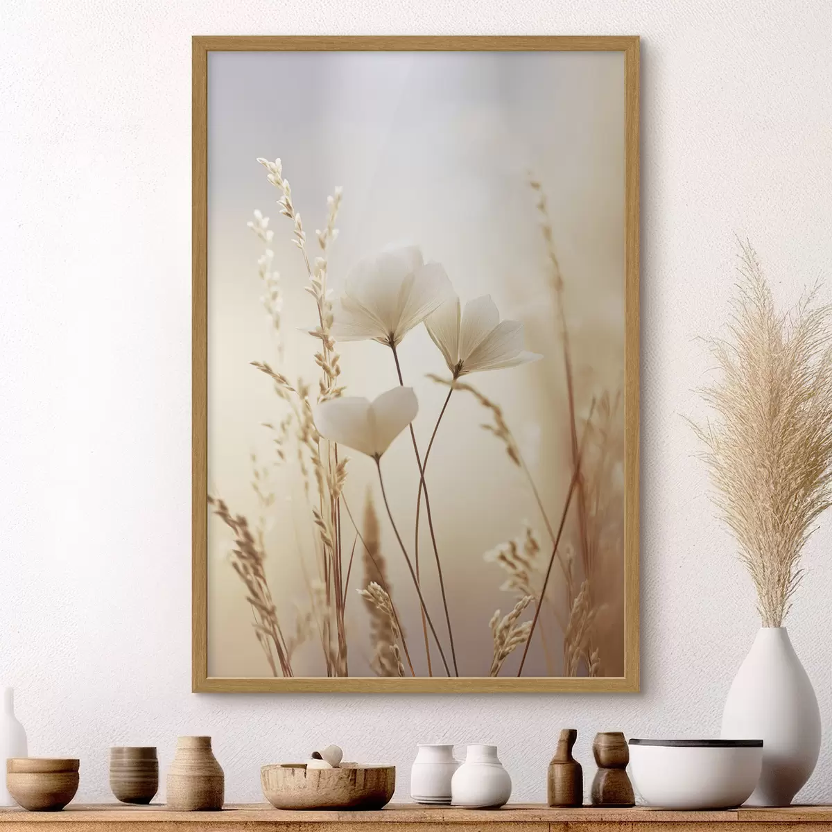 Poster Herbes et écho f49173