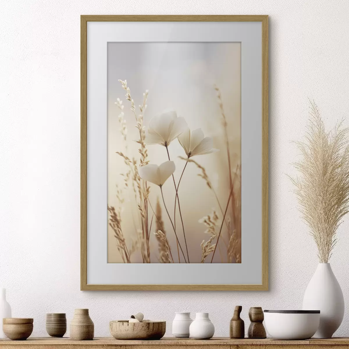 Poster Herbes et écho f49173