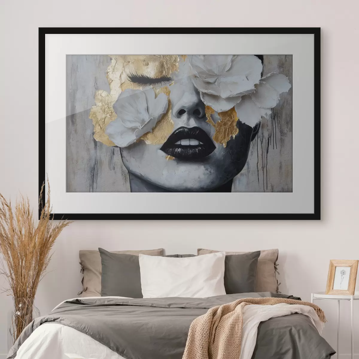 Poster Pétales et lèvres sombres f49206