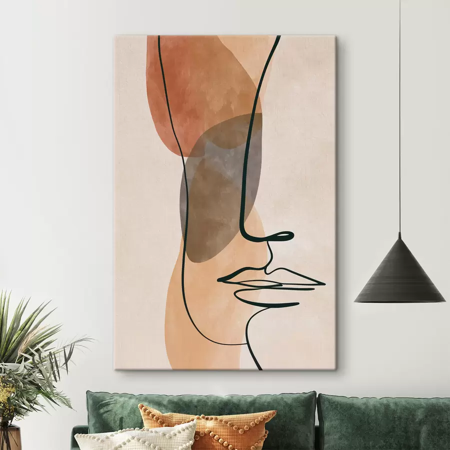 Tableau Un portrait abstrait s49118