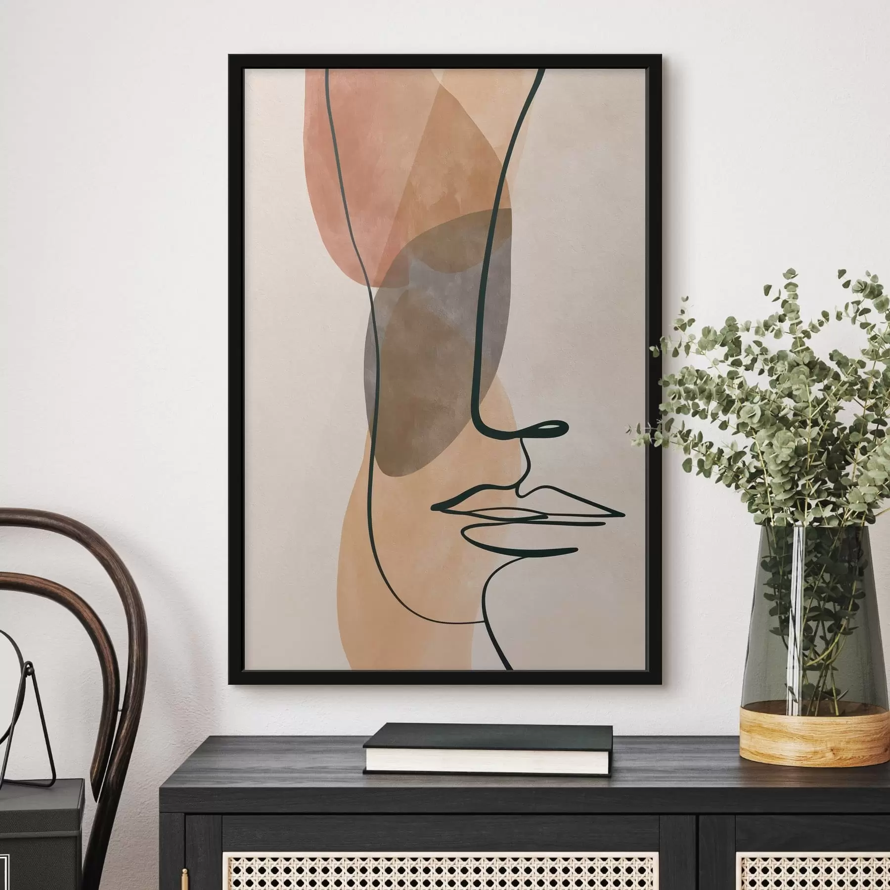 Papier peint Un portrait abstrait f49118