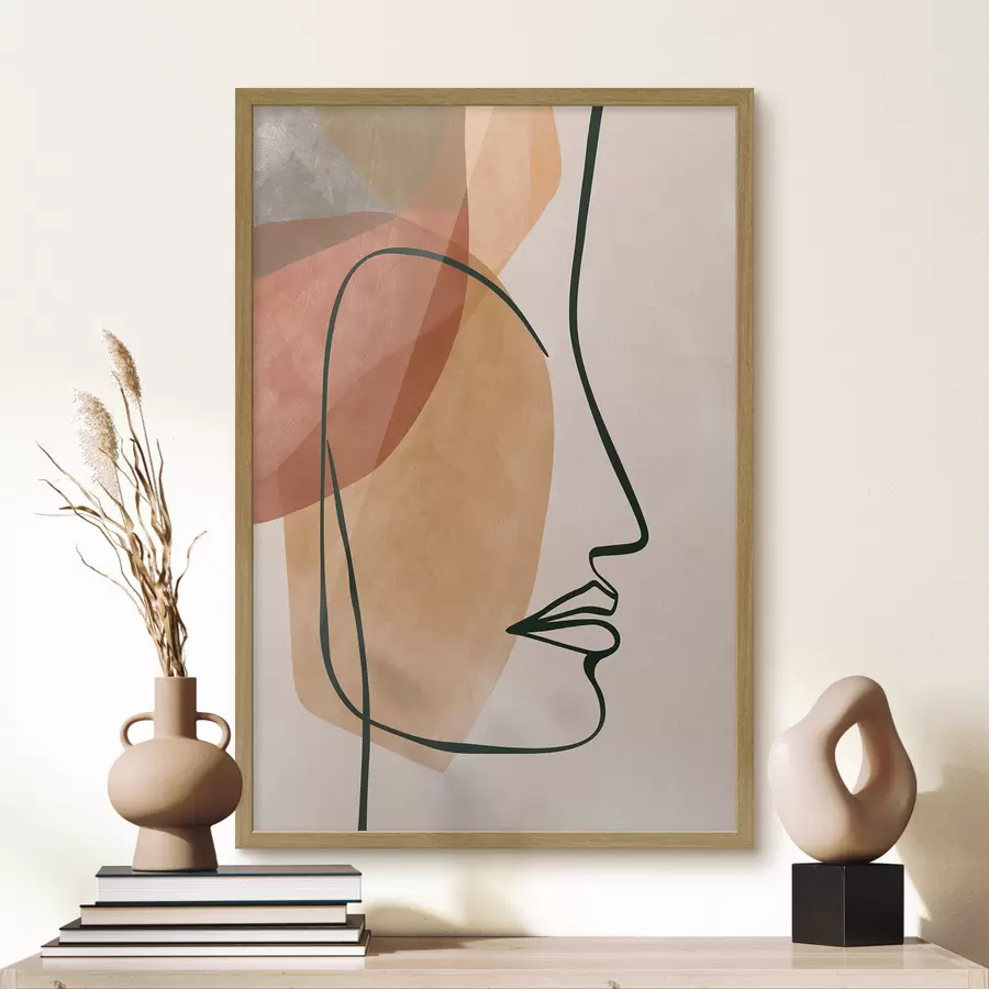 Papier peint Un portrait abstrait f49119