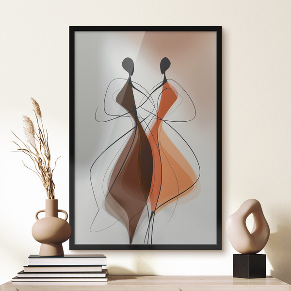 Un couple abstrait