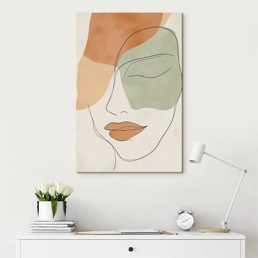 Tableau Visage abstrait s49266