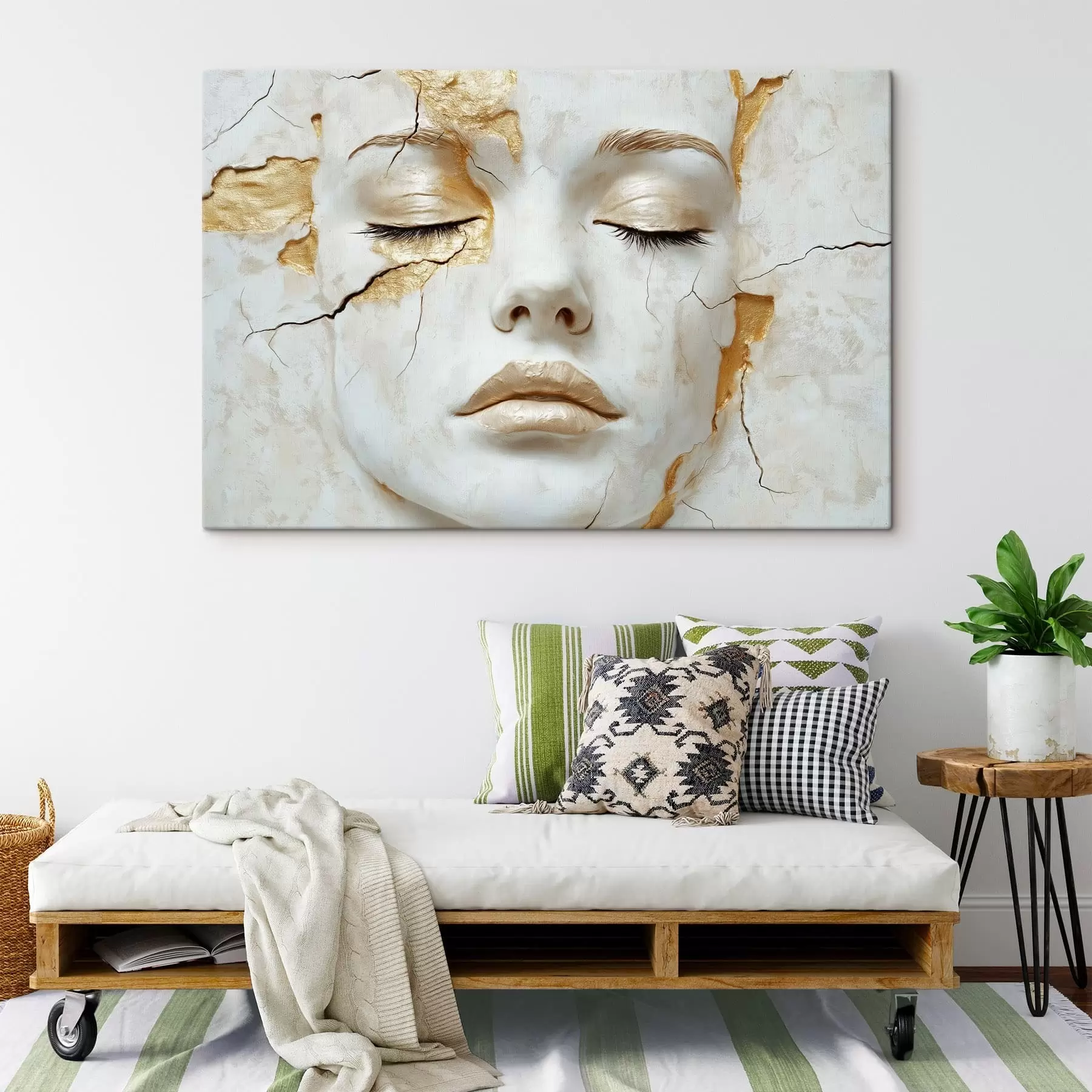 Tableau Visage abstrait s49267