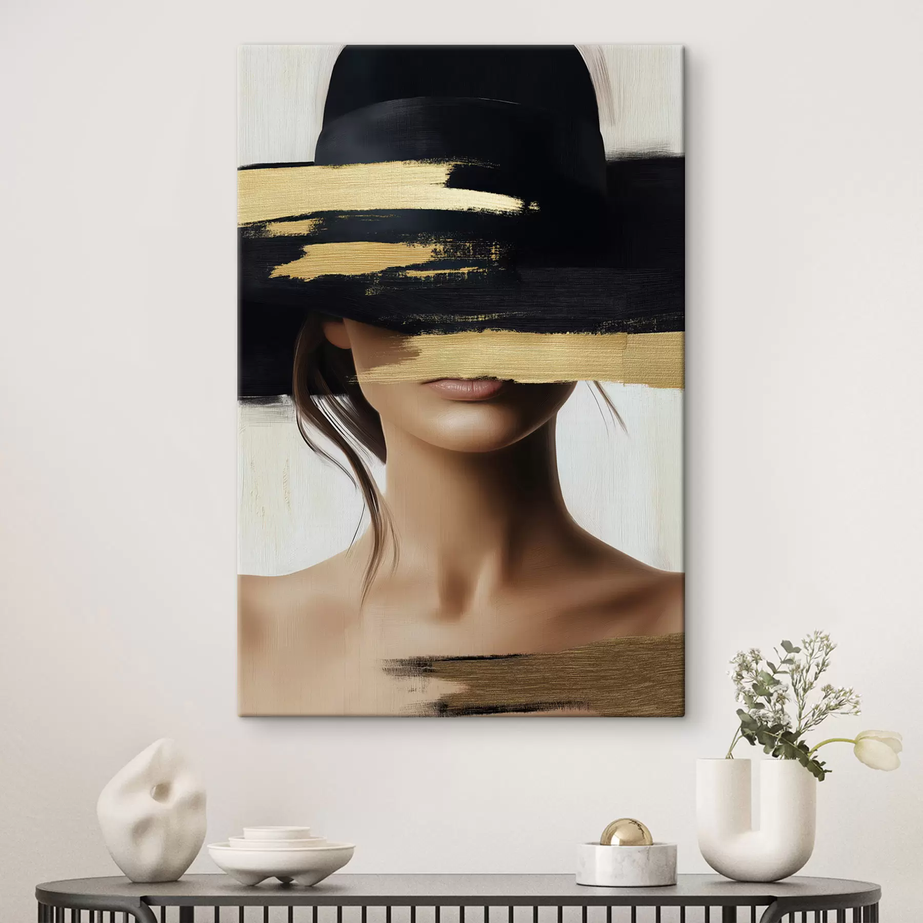 Tableau Visage abstrait s49268
