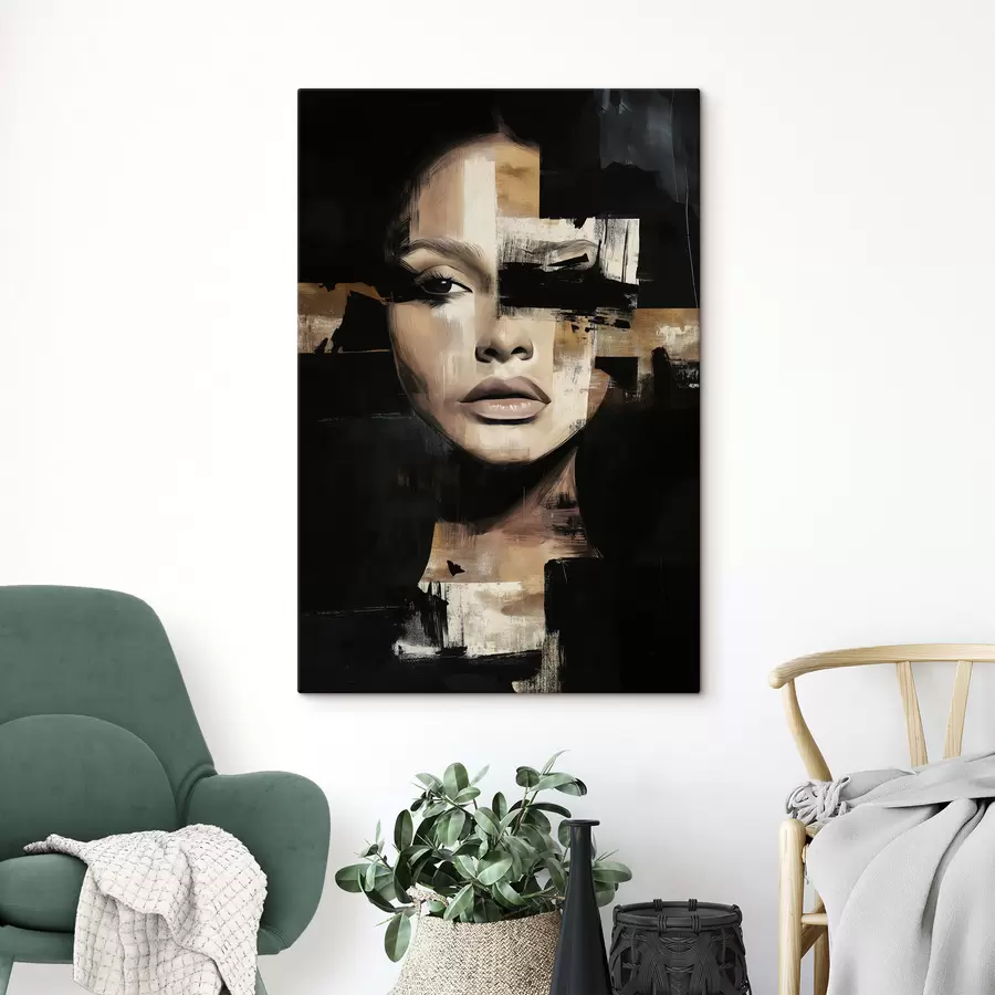Tableau Visage abstrait s49283