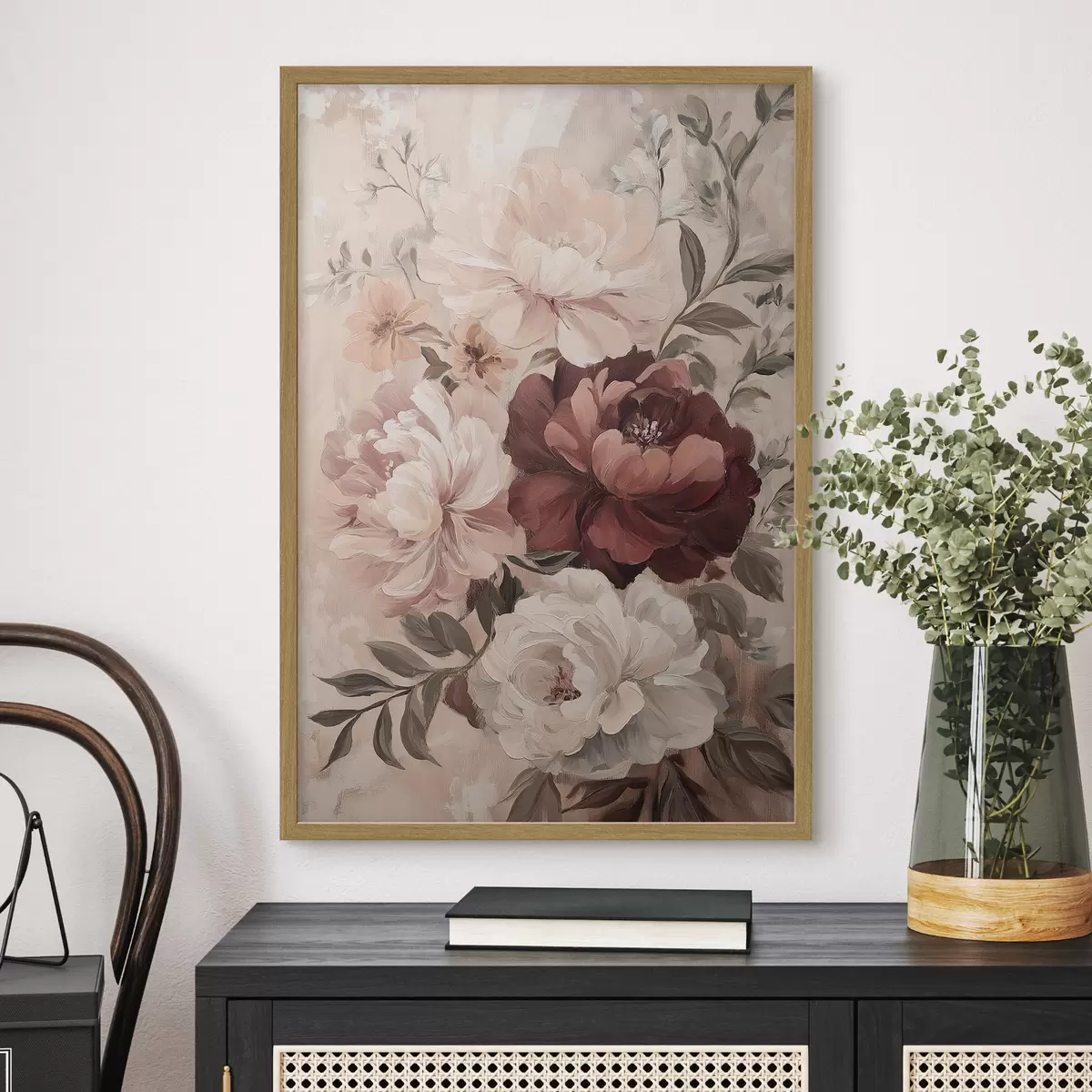 Poster Pivoines vintage f49256