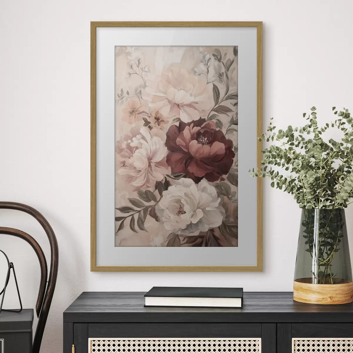 Poster Pivoines vintage f49256