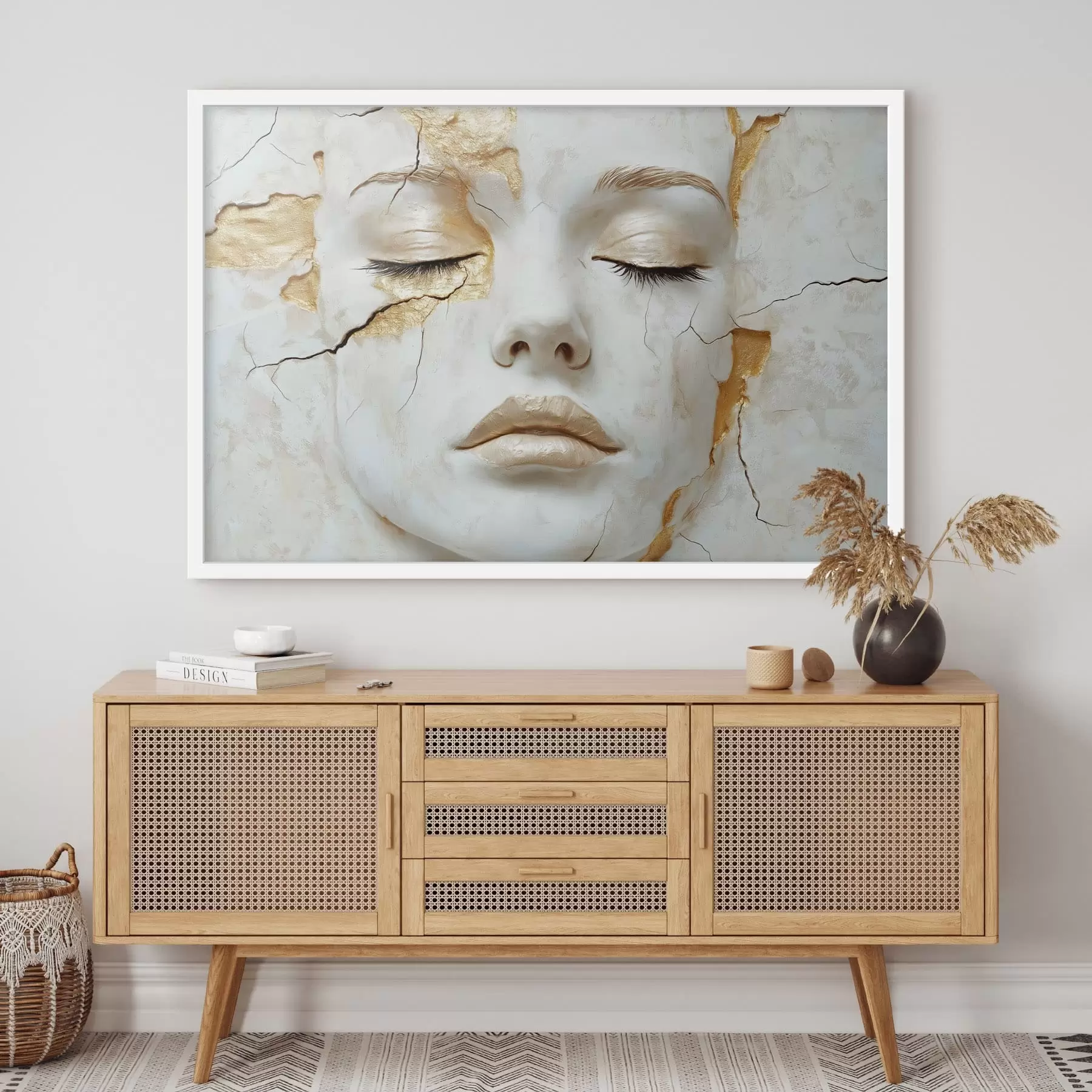 Papier peint Visage abstrait f49267
