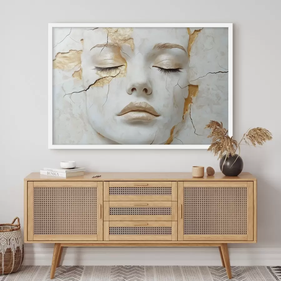 Papier peint Visage abstrait f49267