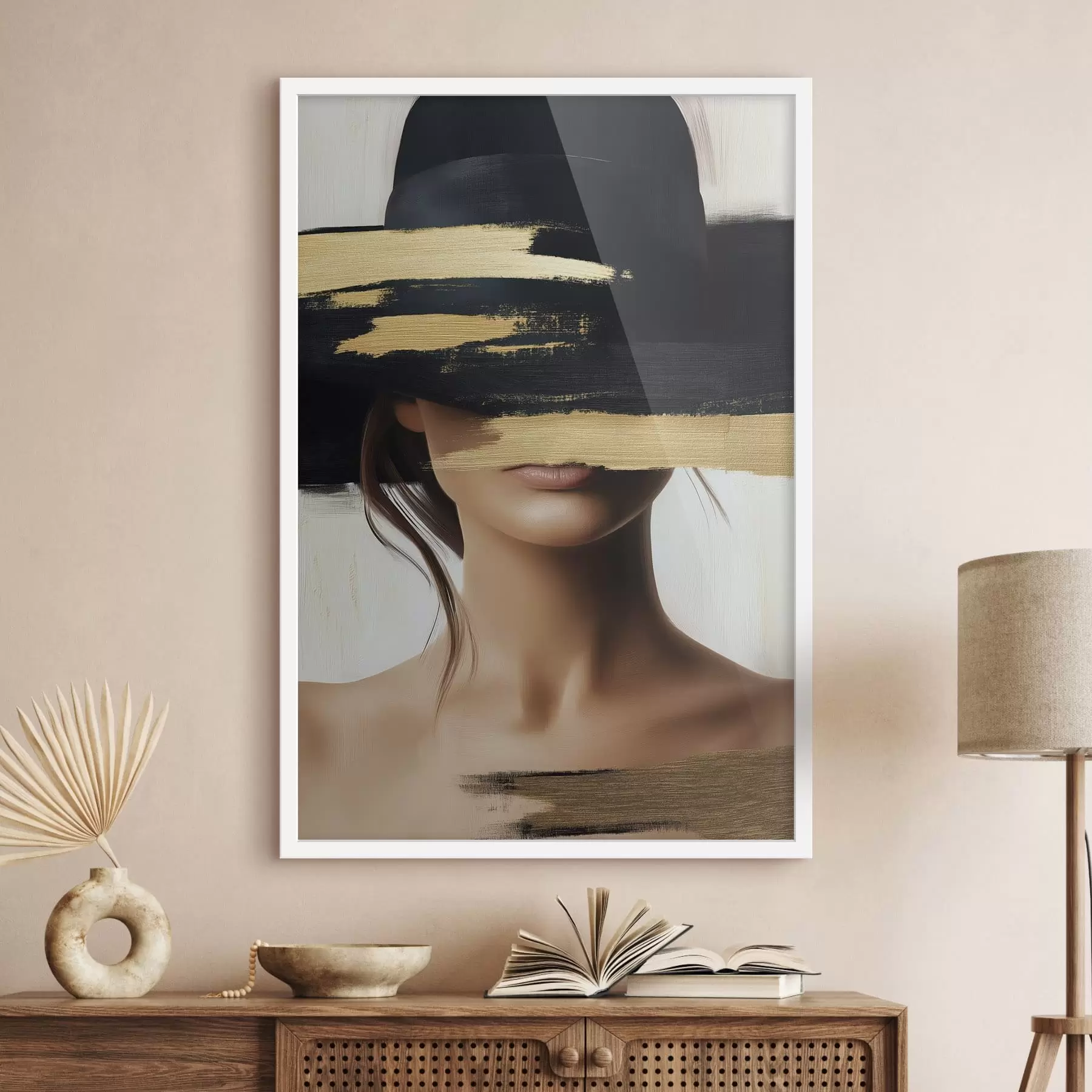 Papier peint Visage abstrait f49268