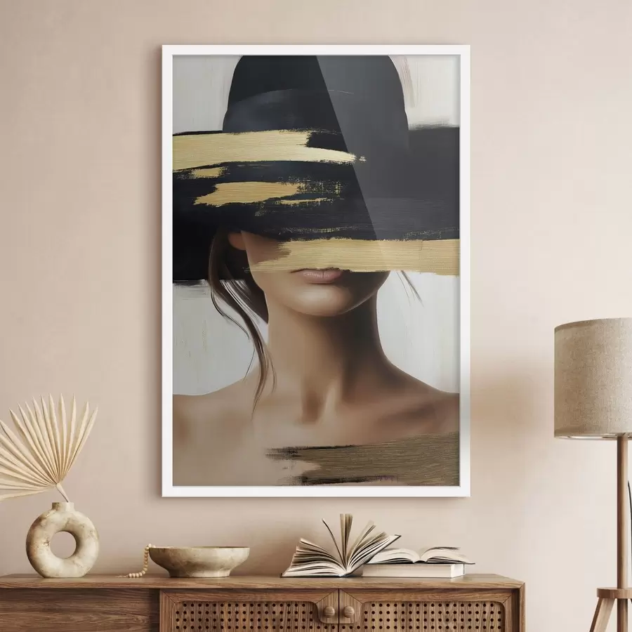 Papier peint Visage abstrait f49268
