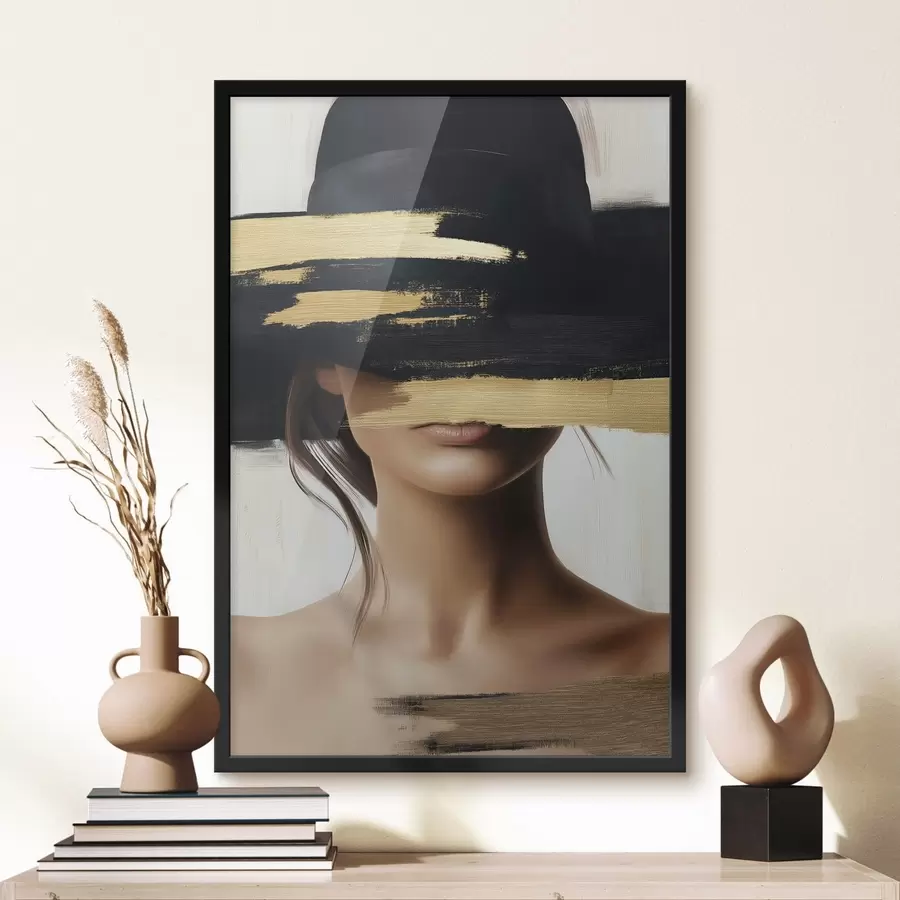 Papier peint Visage abstrait f49268