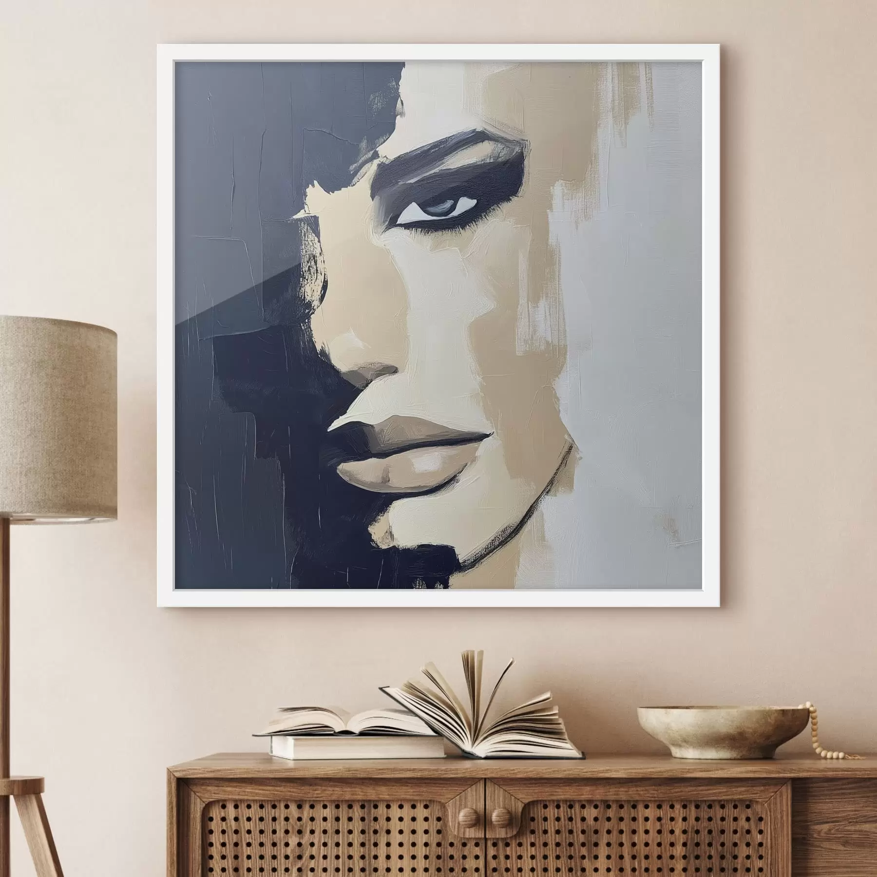 Papier peint Visage abstrait f49284