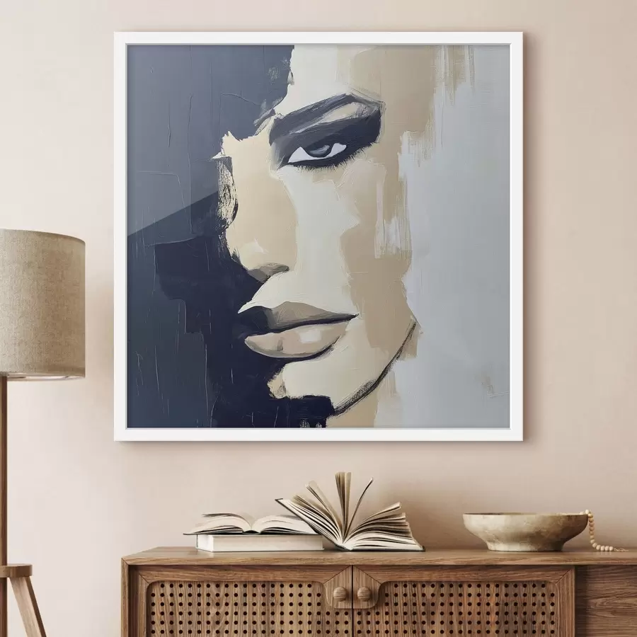 Papier peint Visage abstrait f49284