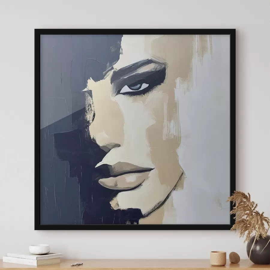 Papier peint Visage abstrait f49284