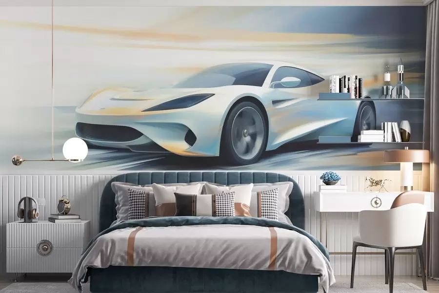 Papier peint Voiture abstraite w05636