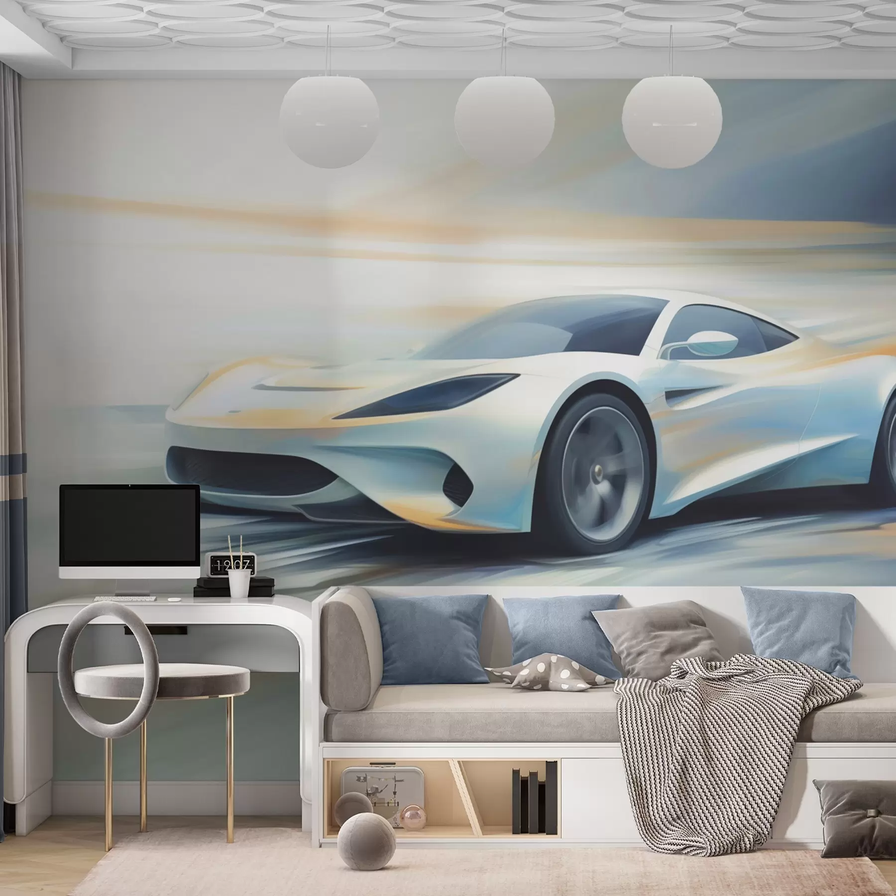 Papier peint Voiture abstraite w05636