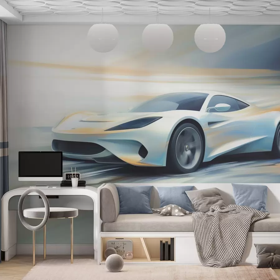 Papier peint Voiture abstraite w05636