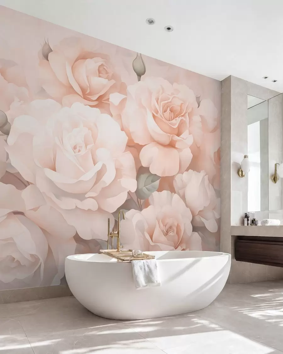 Papier peint Roses abstraites w05553