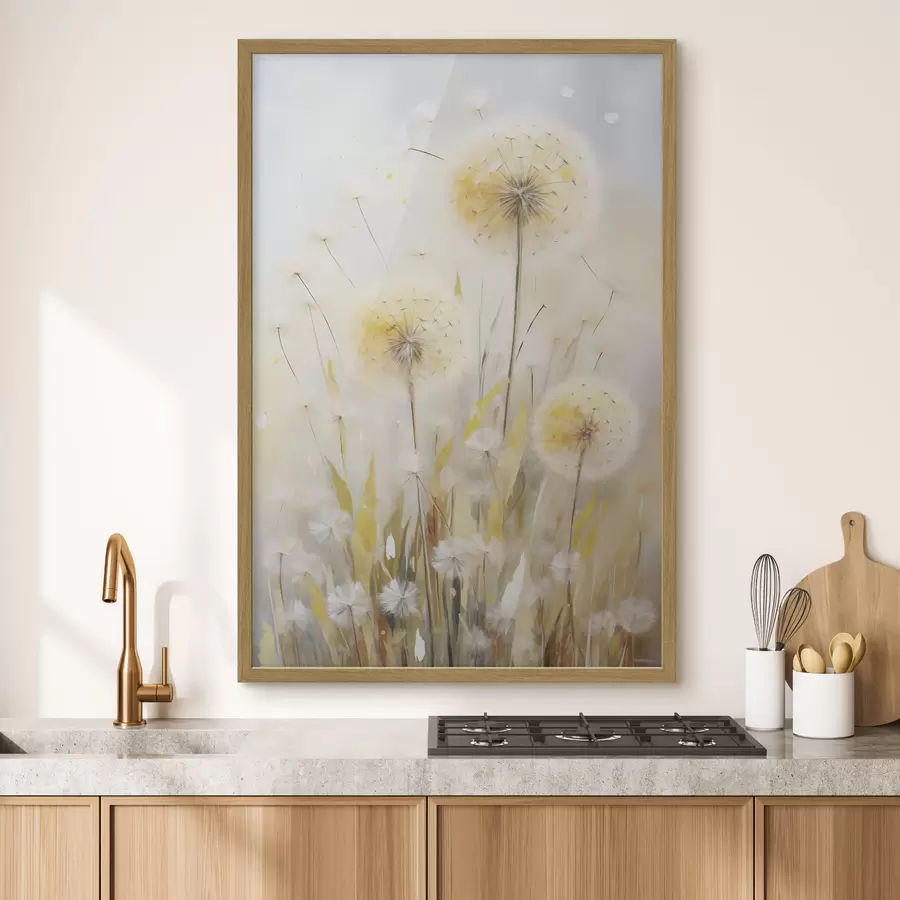 Papier peint Pissenlits, peinture d'imitation f49295