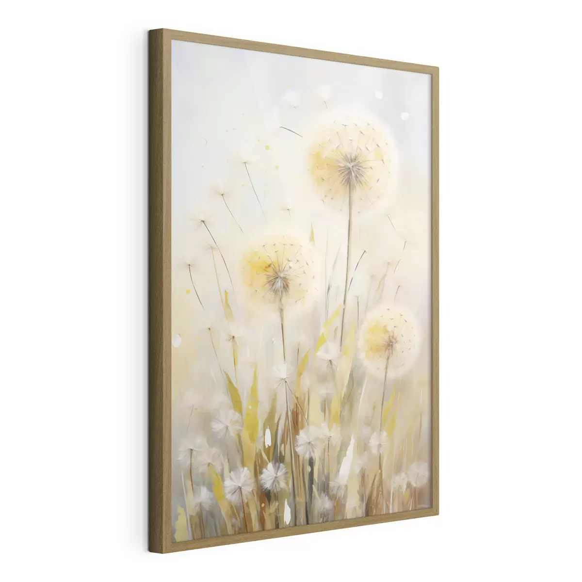 Poster Pissenlits, peinture d'imitation f49295