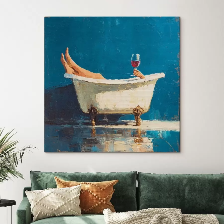 Tableau L'heure du bain s49314