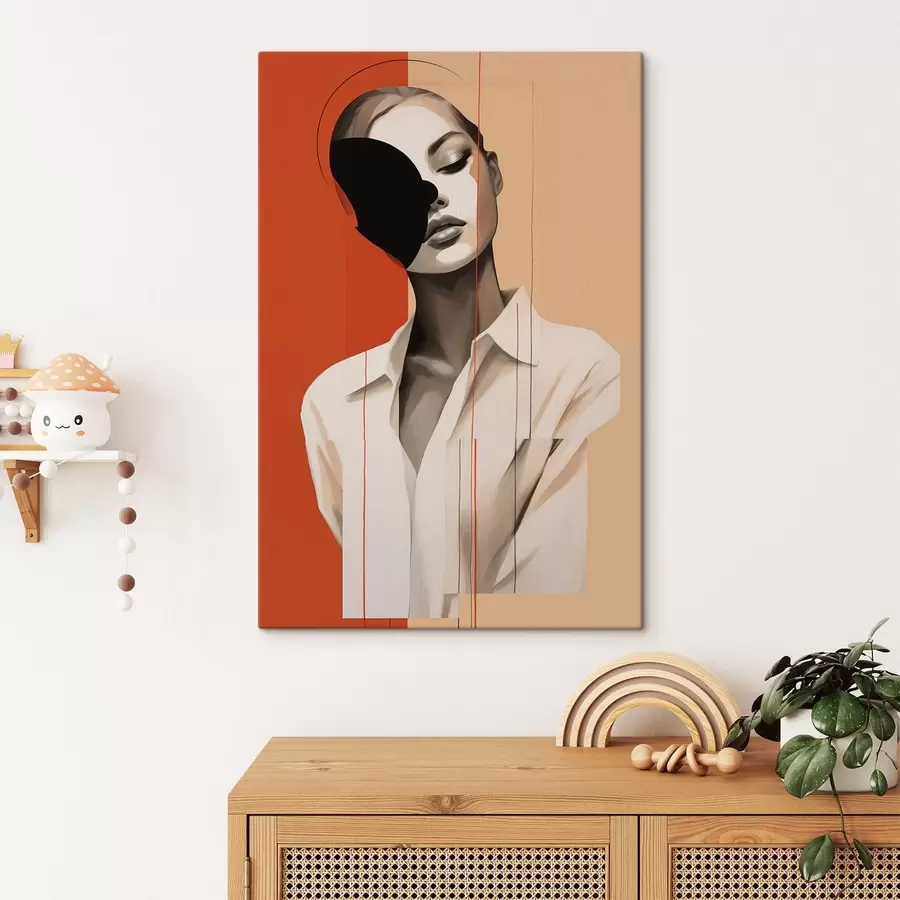 Tableau Portrait abstrait s49320