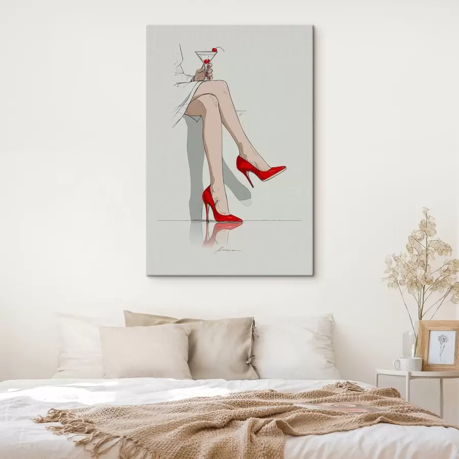 Tableau Talons rouges et martini s49325